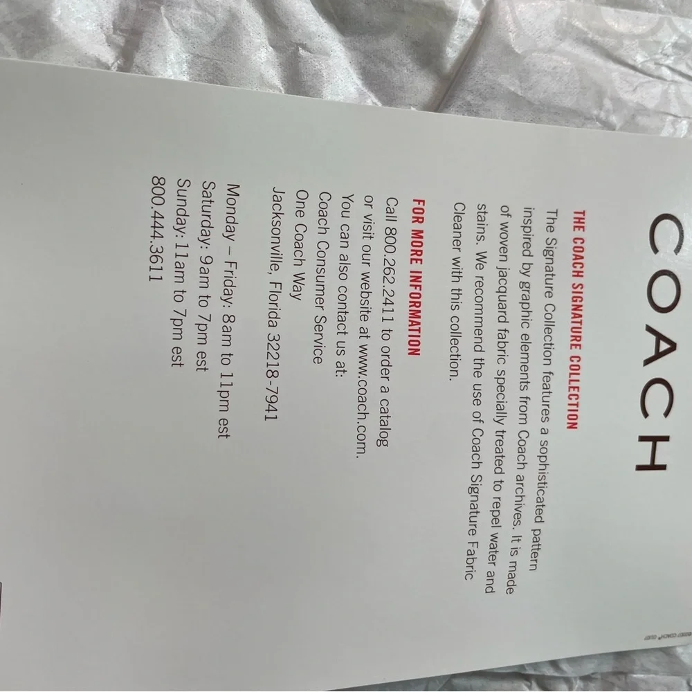 NWT‎ Coach Khaki/Geranium Hamptons Signature Swingpack Crossbody 2007